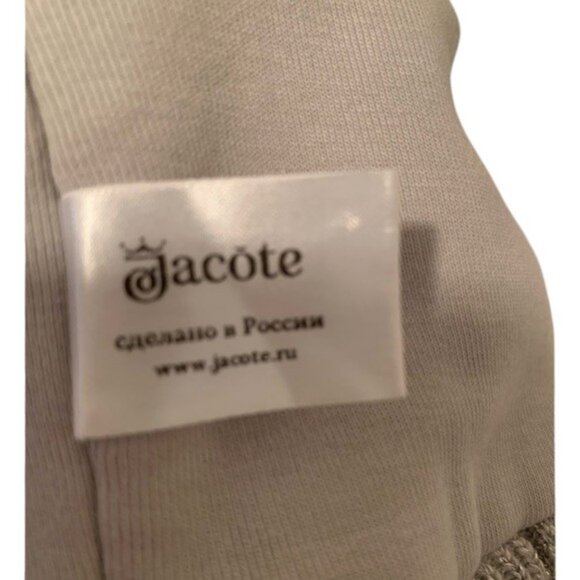 Jacote baby/ toddler’s beanie with pompom grey size 48-50 - Picture 4 of 4